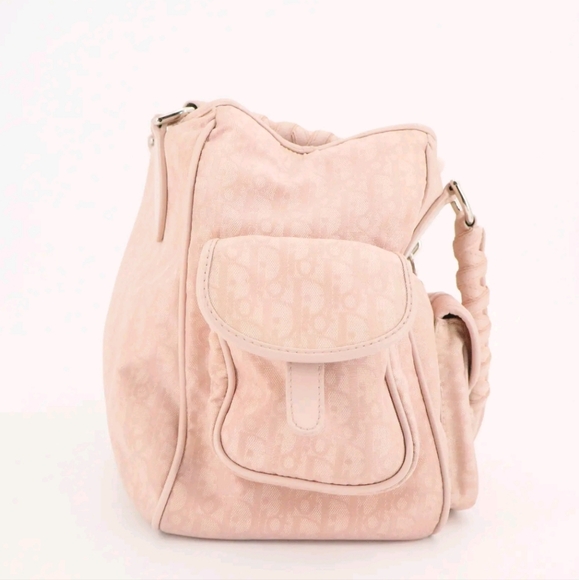 (RARE) CHRISTIAN DIOR PINK  LOVELY TROTTER BAG - Picture 4 of 8